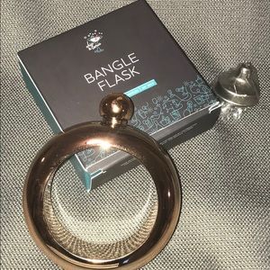 Rose gold bangle flask!